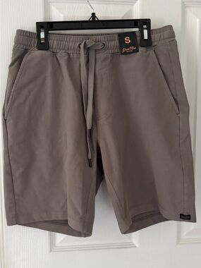 Good Man Brand Men's Taupe Drawstring Athletic Shorts NWOT